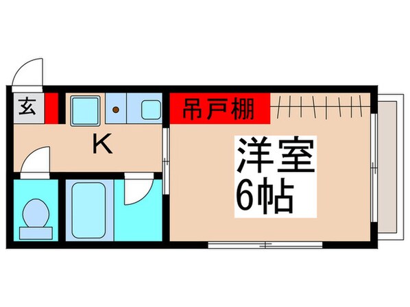 コスモハイツの物件間取画像